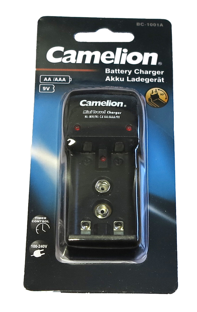 AKKULATURI AA,AAA, 9V AKKUPARISTOILLE CAMELION - Ladattavat paristot ja paristolaturit - 4260033158260 - 1