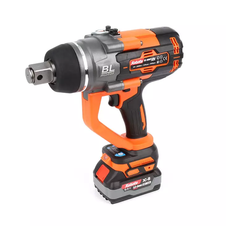 Akkumutterinväännin 1" Robota DC-BIW 18V, runko - Akkumutterinvääntimet - 6438212131450 - 1