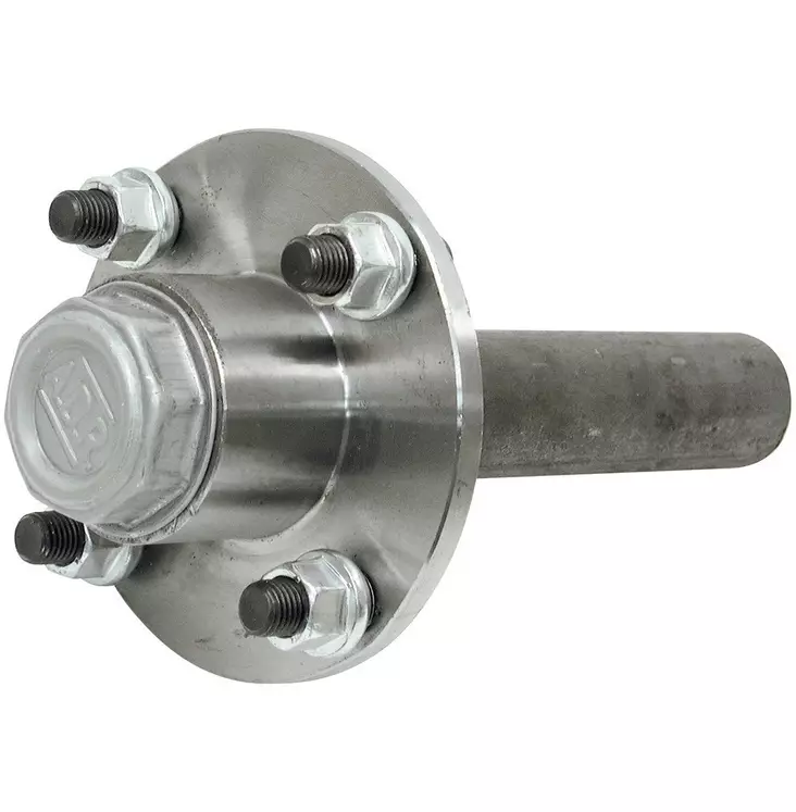 Akselin napa 4x100mm pyöreä 40mm akseli - Peräkärryn navat, akselit ja iskarit - 6438168098760 - 1