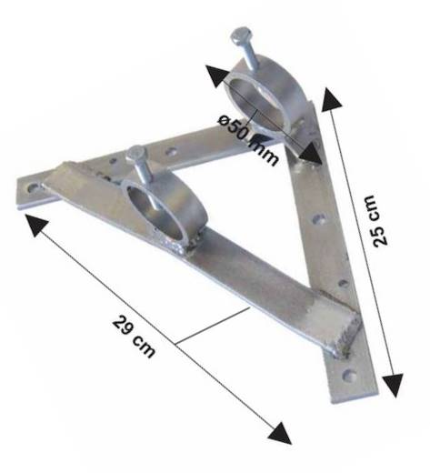 ANTENNIKANNAKE KOLMIO PÄÄTYKOLMIO SINKITTY - Antennit ja antennitarvikkeet - 6438152081020 - 1