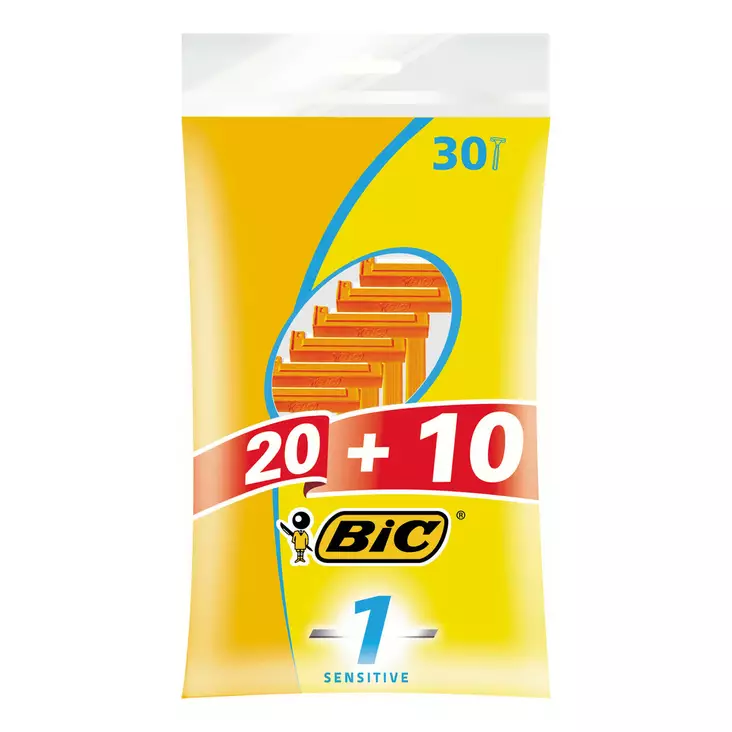 BIC 1 SENSITIVE 20+10 KPL/PSS - Karvahöylät ja vaihtoterät - 3086126685380 - 1