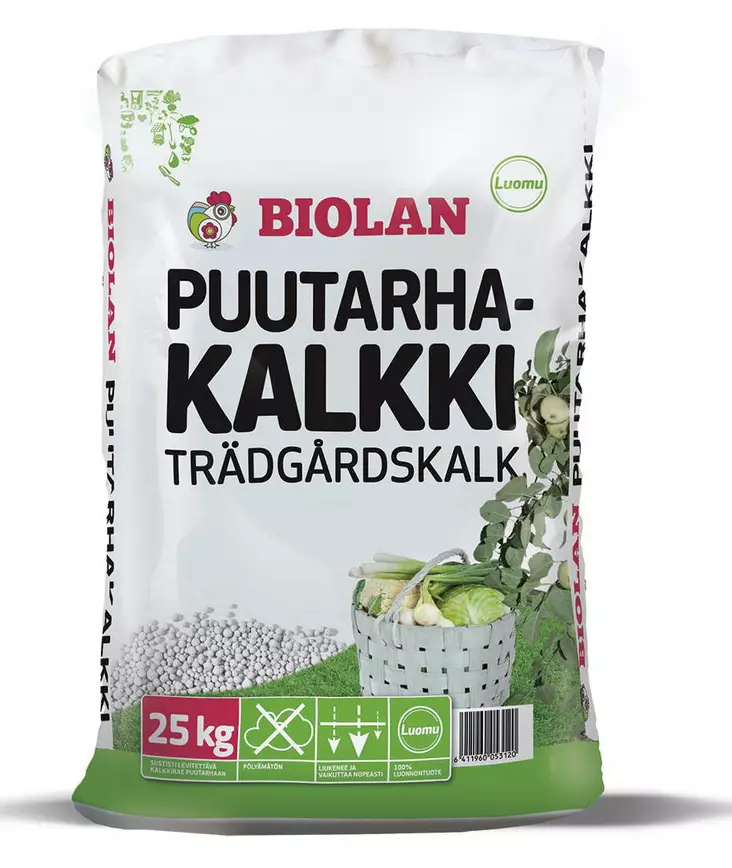 BIOLAN PUUTARHAKALKKI RAE 25KG - Puutarhakalkit - 6411960053120 - 1