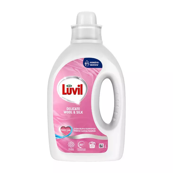 Bio Luvil Pyykinpesuneste 920ml Wool&Sil - Pyykinpesunesteet - 8710447328880 - 1