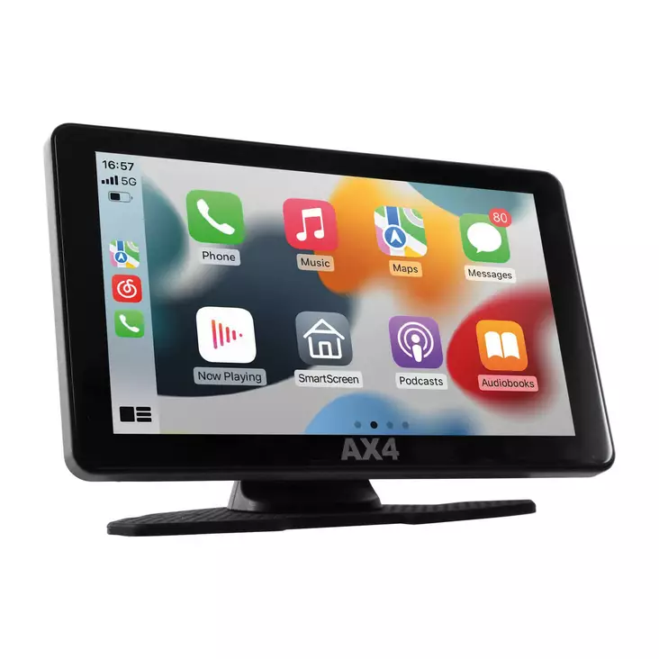 AX4 CarPlay 7" Etu- ja takakameralla - Autokamerat ja peruutuskamerat - 6418536034910 - 1