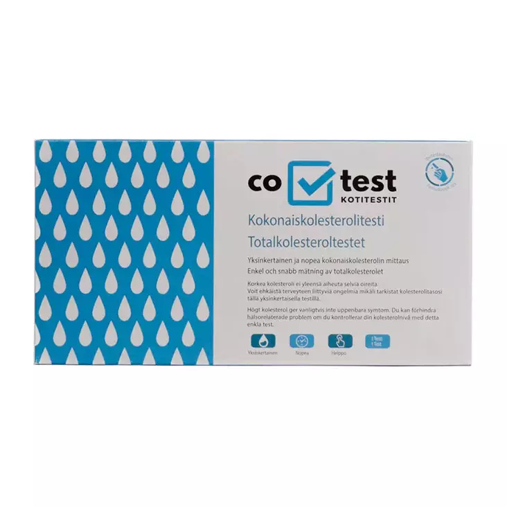 Co-Test Kokonaiskolesterolitesti - Kotitestit - 6429810780300 - 1