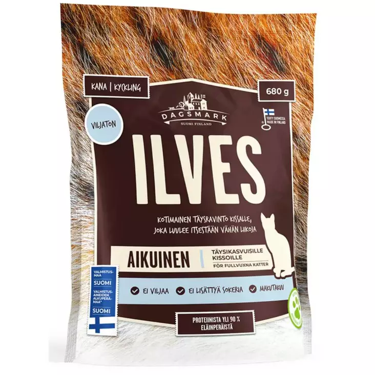 Dagsmark Ilves 680G Kana Kissanruoka - Kissanruoat ja herkut - 6430066381050 - 1