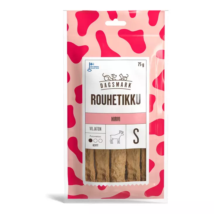 Dagsmark Rouhetikku hirvi S 75g - Koiranruoat ja herkut - 6430066380800 - 1