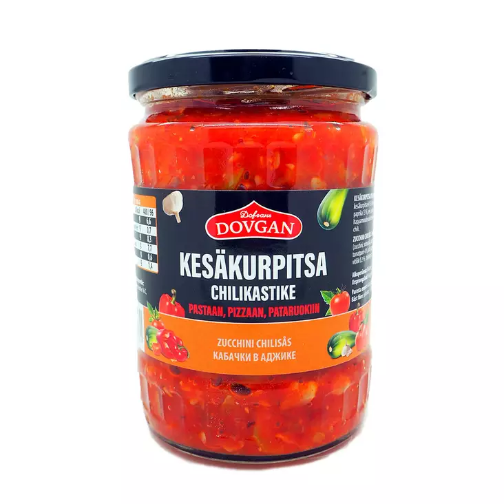 KESÄKURPITSA CHILIKASTIKKEESSA 530G - Vihannessäilykkeet - 4032549003460 - 1