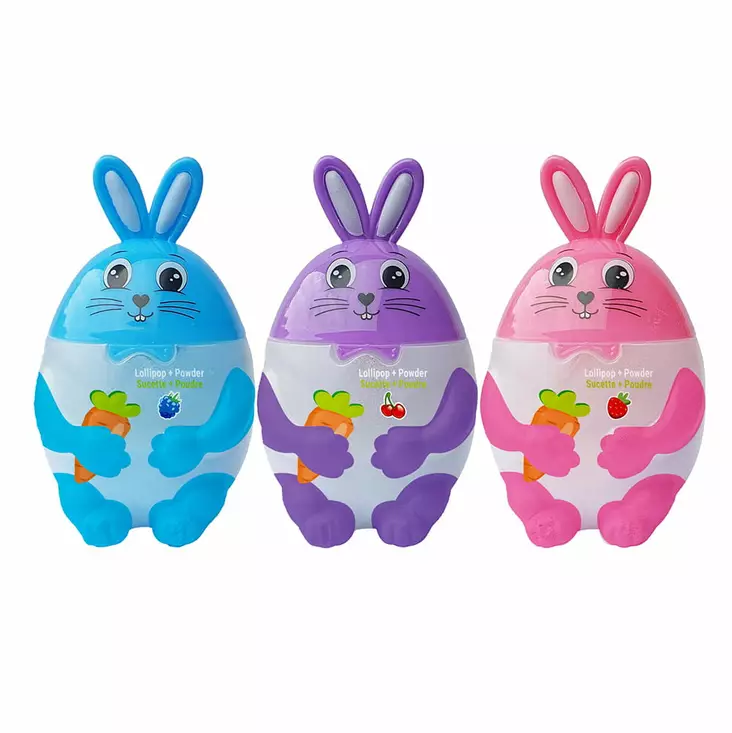 Funny Candy Bunny 42g tikkari ja jauhe - Suklaamunat ja pääsiäisherkut - 6931722323310 - 1