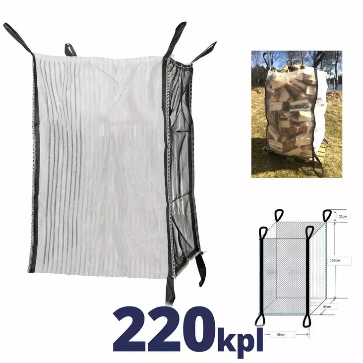 Halkos=C3=A4kki klapis=C3=A4kki polttopuiden kuivauss=C3=A4kki - Klapisäkit - 834230 - 1