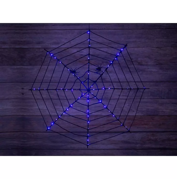 halloween h=C3=A4m=C3=A4h=C3=A4kinverkko finnlumor valo led - Halloween koristeet ja -tarvikkeet - 6410416307350 - 1