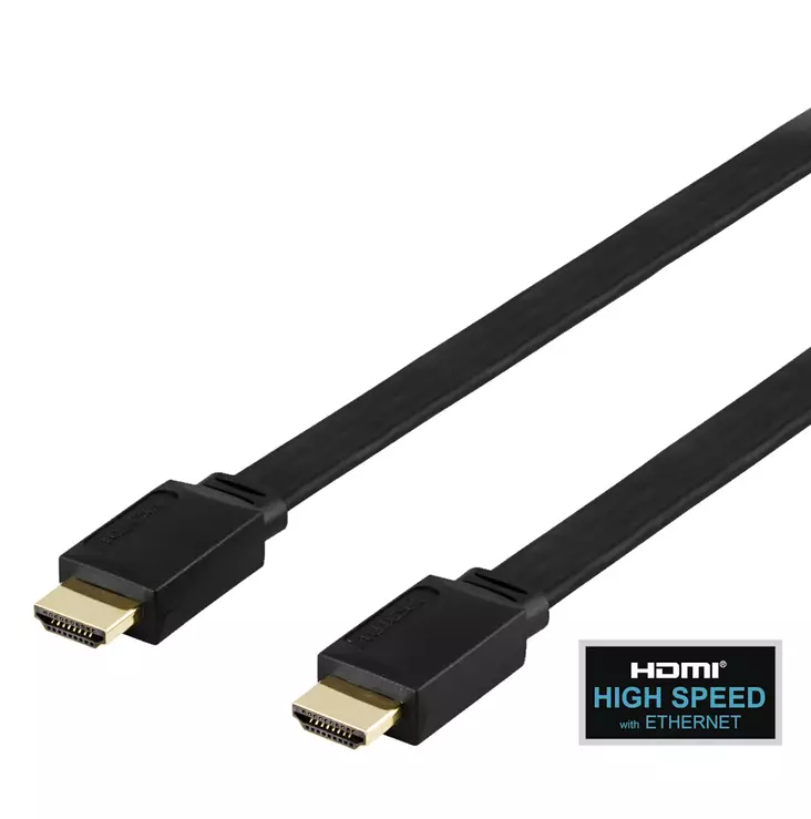 hdmi kaapeli litte=C3=A4 deltaco 5m - Audio- ja videokaapelit - 7333048051790 - 1