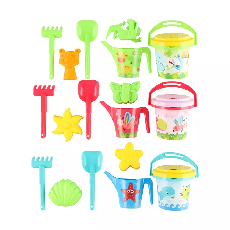 Hiekkalelusetti kastelukannulla - Hiekkalelut - 5907442115680 - 1