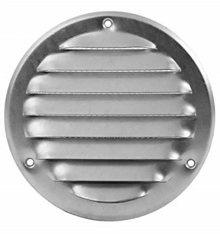Ilmanvaihtosäle 100mm teräs Europlast Mr100zn - Säleiköt - 4750492105290 - 1