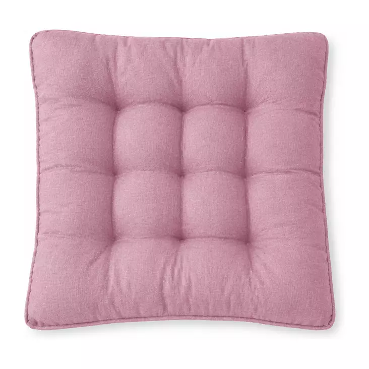 Istuintyyny topattu vaalearoosa - Istuintyynyt ja pehmusteet - 6438159397070 - 1