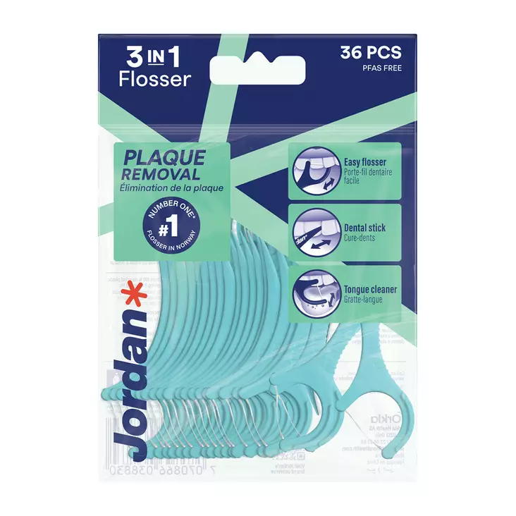JORDAN HAMMASLANKAIN 36KPL FLOSSER - Suunhoitotarvikkeet - 7070866038830 - 1
