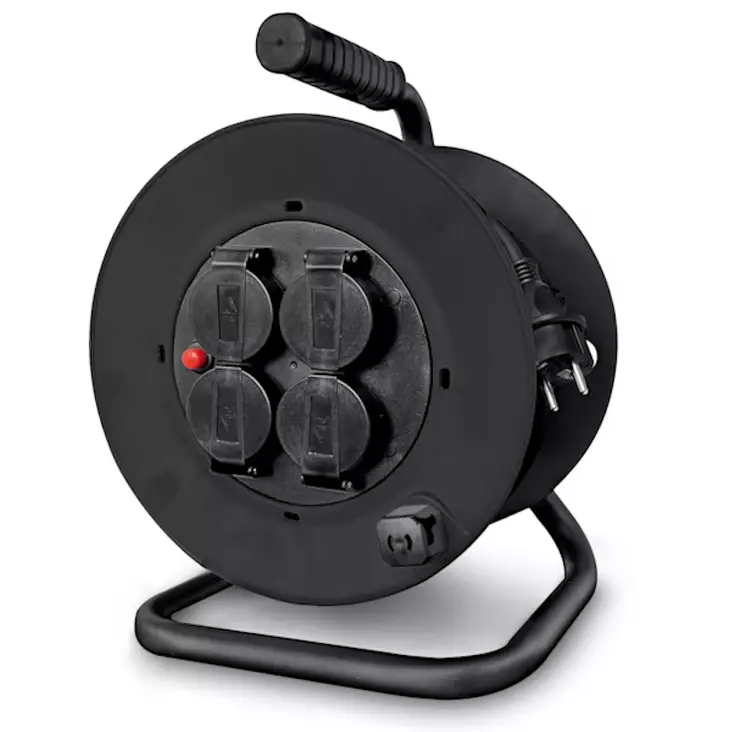 KAAPELIKELA OPAL 4-OS 20m 3x1,5 IP44 H05RR-F - Jatkojohdot, kaapelikelat ja tarvikkeet - 6413821243220 - 1