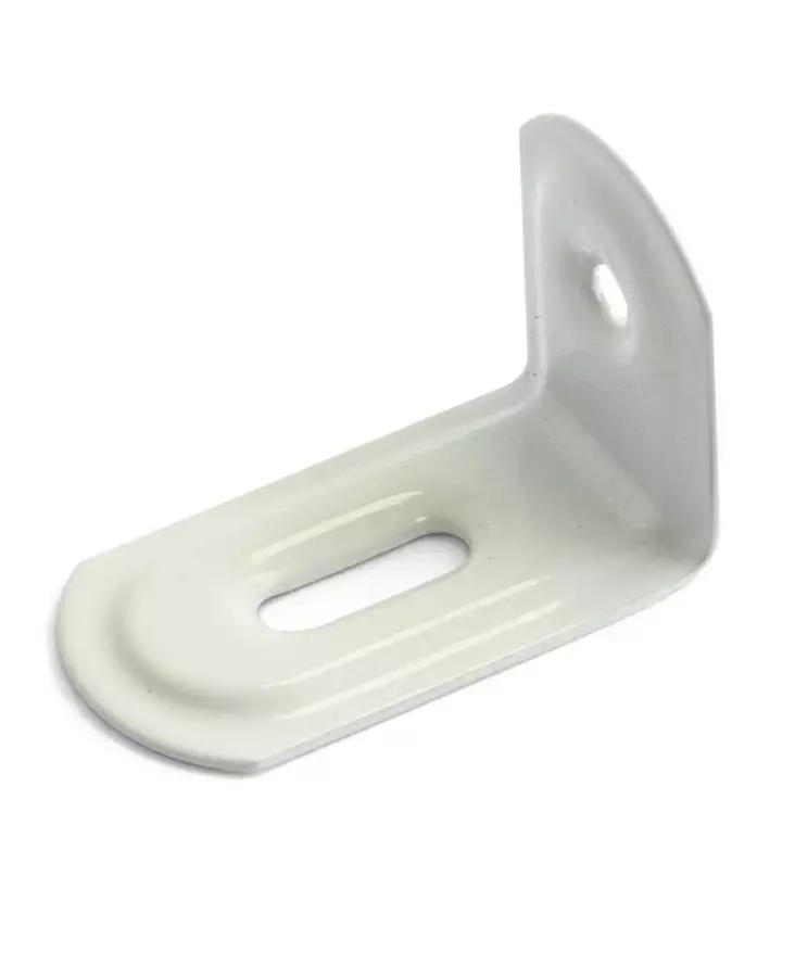 KALUSTEKULMA 41x25mm VALKOINEN HABO - Naulauslevyt ja kulmalevyt - 7317900076350 - 1