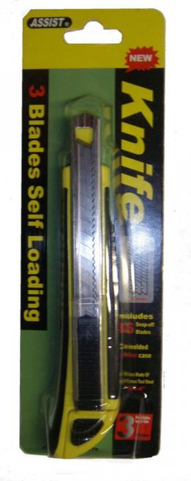 Katkoteräveitsi 9mm metallirunkoinen mattopuukko - Mattopuukot ja varaterät - 6430013066290 - 1