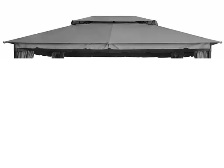 Kattokangas Garda paviljonkiin 3 x 4 m harmaa - Paviljongin varakatteet - 6438168119960 - 1