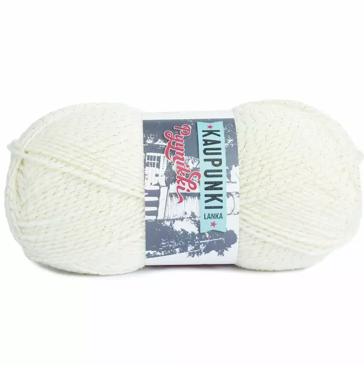 Lanka Pyynikki 01 Luonnonvalkoinen 100 g - Sukkalangat - 6430063331430 - 1