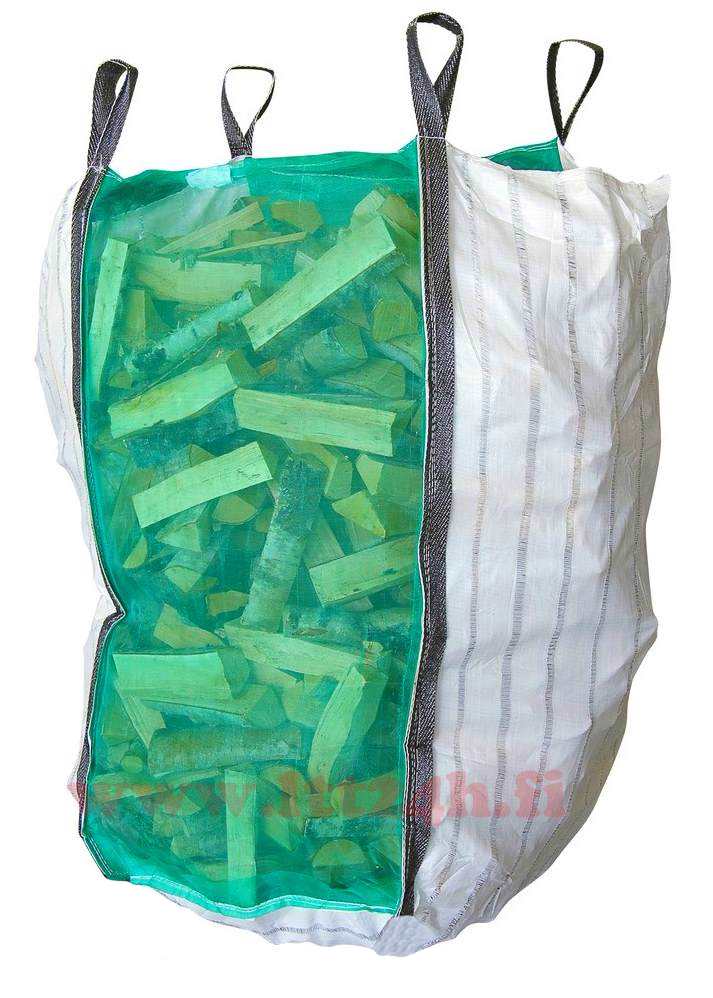 Klapisäkki 1000KG halkojen kuljetussäkki hengittävä halkosäkki - Klapisäkit - 6438168069890 - 1