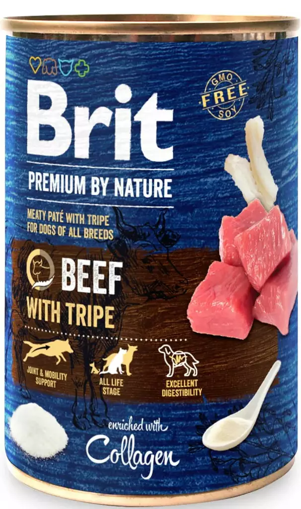 KOIRANRUOKA BRIT PREMIUM NAUTA-MAHA 400G - Koiranruoat ja herkut - 8595602537990 - 1