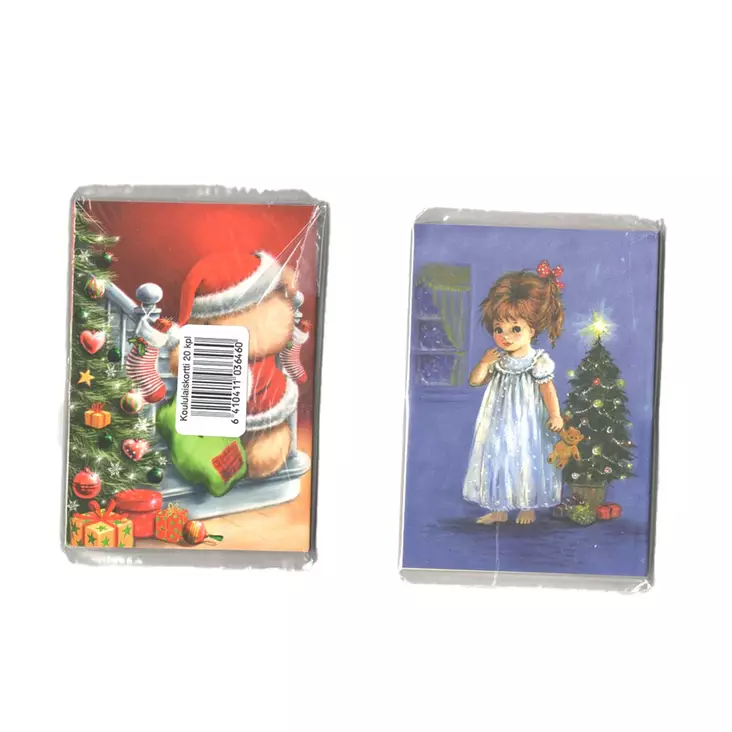 Koululaiskortit 20 kpl - Joulukortit - 6410411036460 - 1