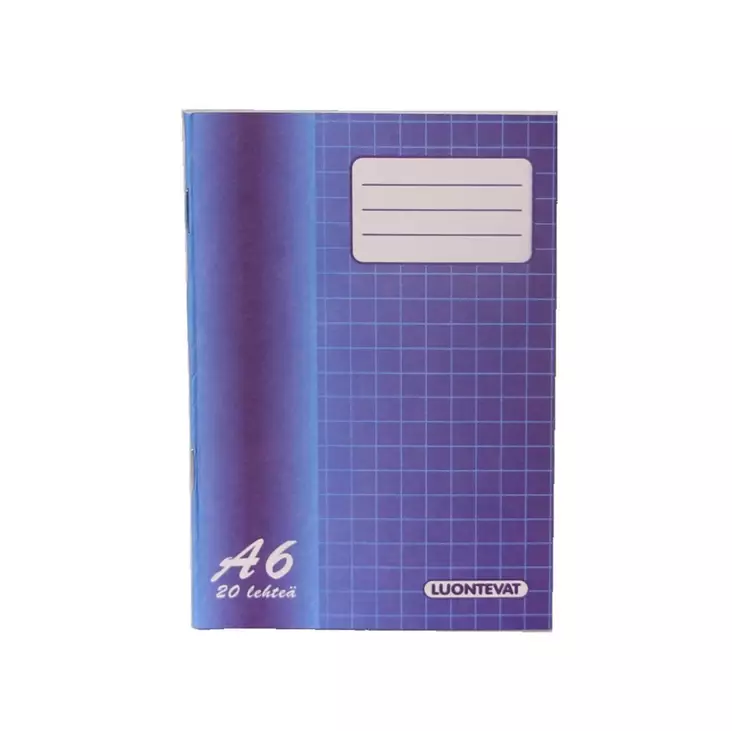 VIHKO SINIKANSI A6/20 7*7MM RUUDUT - Lehtiöt, muistikirjat ja vihkot - 6416965201620 - 1