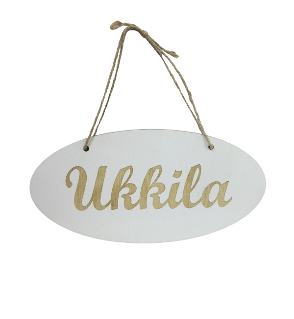 kyltti ukkila valk - Kyltit ja avaimenperät - 6430077570030 - 1