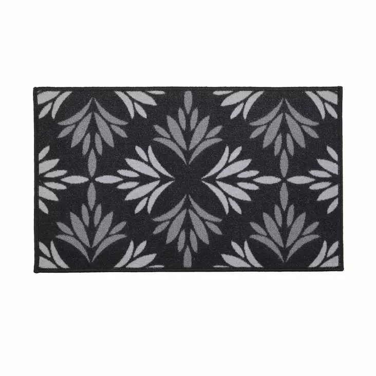 Kynnysmatto Sirkka 50x80cm musta on p=C3=B6ly=C3=A4m=C3=A4t=C3=B6n buk=
leematto eteistiloihin. - Kynnysmatot - 6417645325810 - 1