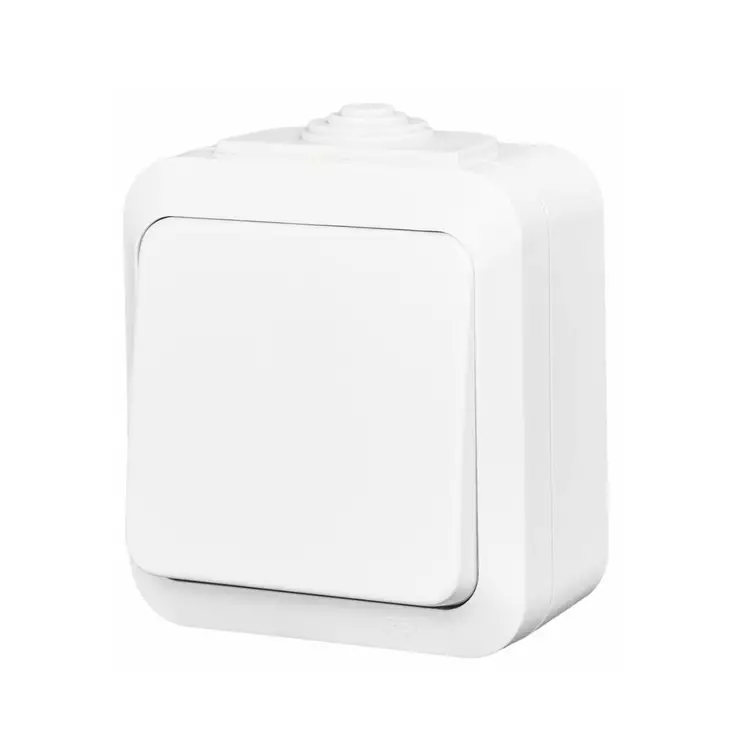 Airam 1-osainen porras kytkin 1/6 IP44 - Pistorasiat, haaroittimet ja kytkimet - 6435200204400 - 1