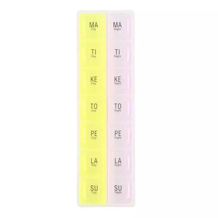 Lääkedosetti muovinen - Apuvälineet arkeen - 6438168115870 - 1