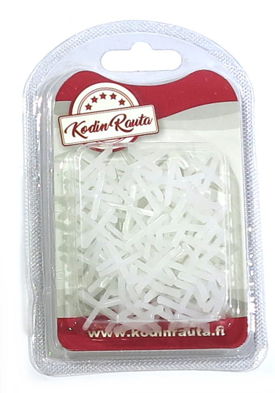 laattaristi 2mm 80kpl - Muuraus- ja laatoitustyökalut - 6438417018020 - 1