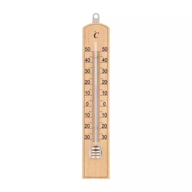 Lämpömittari 20cm pyökki - Lämpömittarit ja sääasemat - 6410416333670 - 1