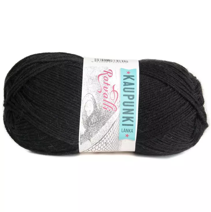 Lanka Rotvalli 99 Musta 100 g - Sukkalangat - 6430063330600 - 1