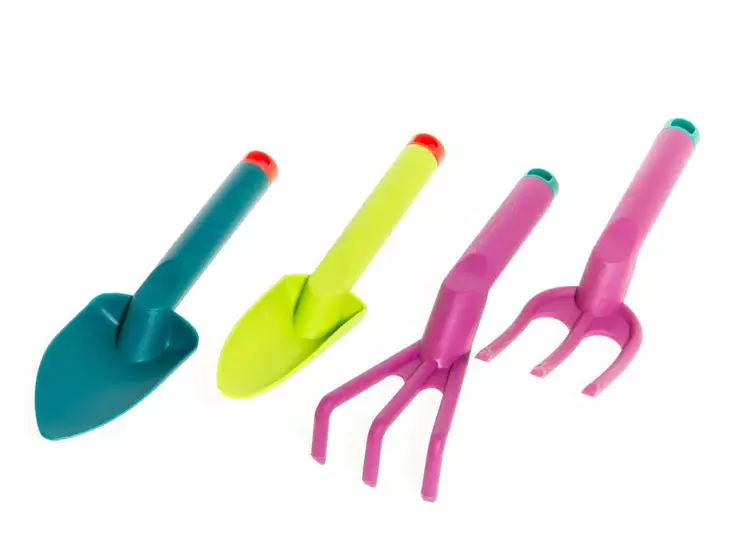 Lasten puutarhavälineet 4kpl - KAATORYHMÄ - 6410412525710 - 1