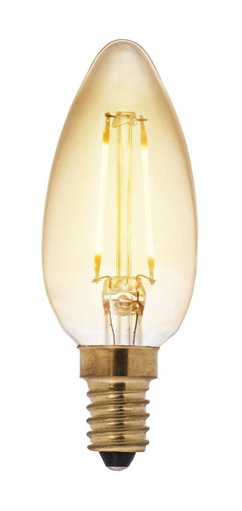 LED DEC FG AM C35 2W/822 E14 Airam Antique - Lamput E14 kanta - 6435200203830 - 1