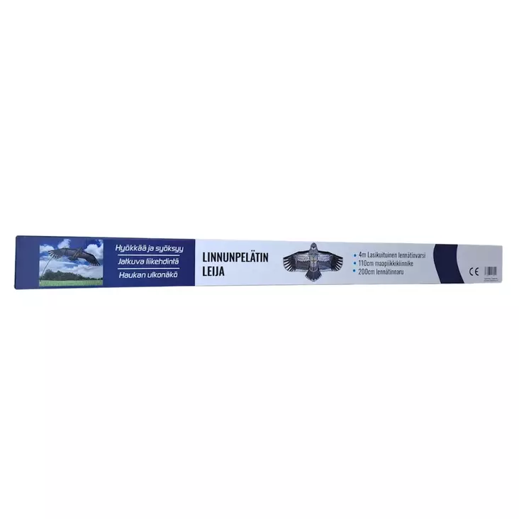 Linnunpelätin leija Haukka 4 m lasikuituvarrella - Linnunpelättimet - 6438168103150 - 1