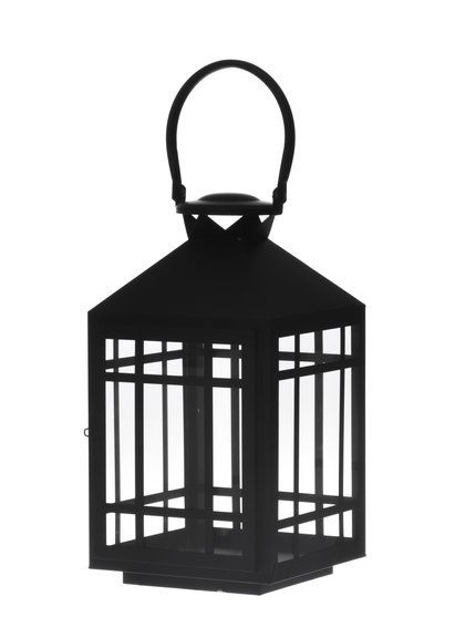 Musta lyhty 36cm - Ulkolyhdyt - 6410416191430 - 1