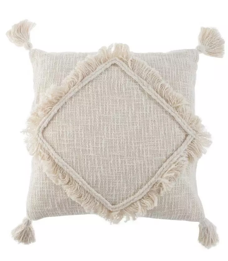 MAKRAMEE TYYNYNPÄÄLLINEN 45 x 45cm Amanda B collection - Sisustustyynyt ja tyynynpälliset - 6420254258370 - 1