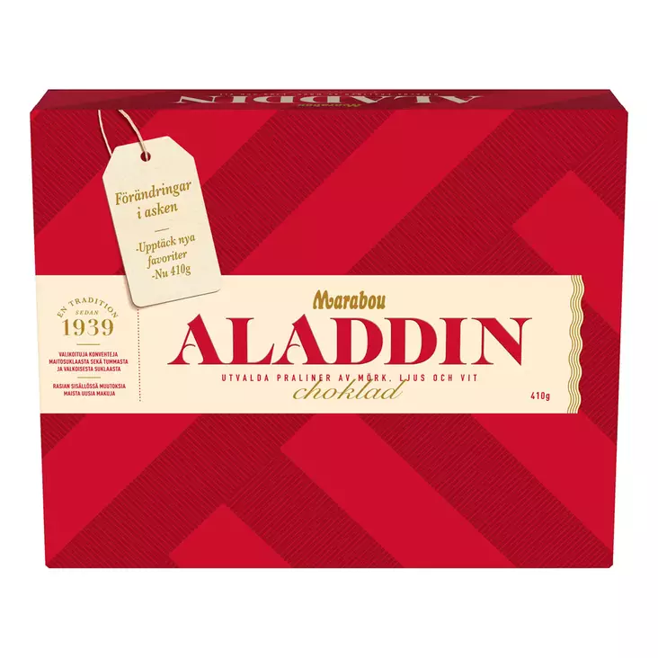 Marabou Aladdin Suklaarasia 410g - Suklaat - 7622202281570 - 1