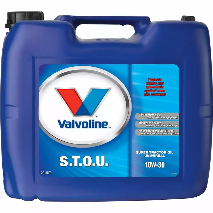Monikäyttö-öljy 10W-30 20L S.T.O.U. Valvoline - Hydrauliikkaöljyt - 8710941170060 - 1