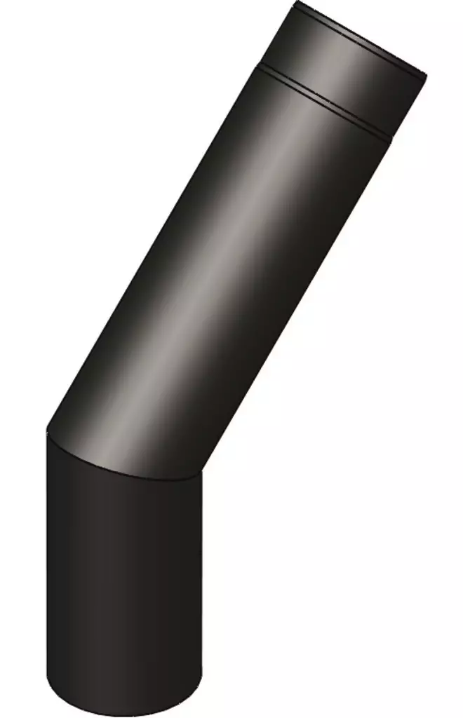 MUTKA 45AST. 115 MUSTA kiukaan liitosmutka Jeremias - Putkiasennus ja tiivisteet - 5900856825510 - 1