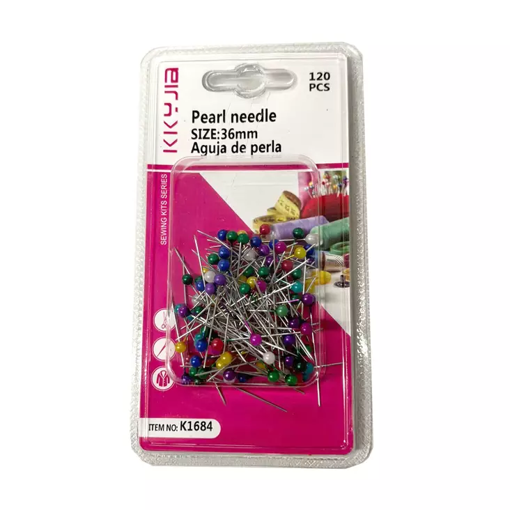 NUPPINEULAT 120kpl/pkt 36 mm - Muut neulontatarvikkeet - 6438159386890 - 1