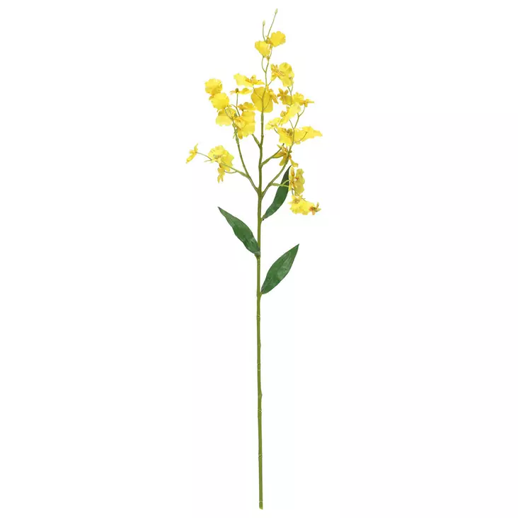 Nystykämmekkä oksa keltainen 71 cm - Tekokasvit ja muovikukat - 6410416439860 - 1