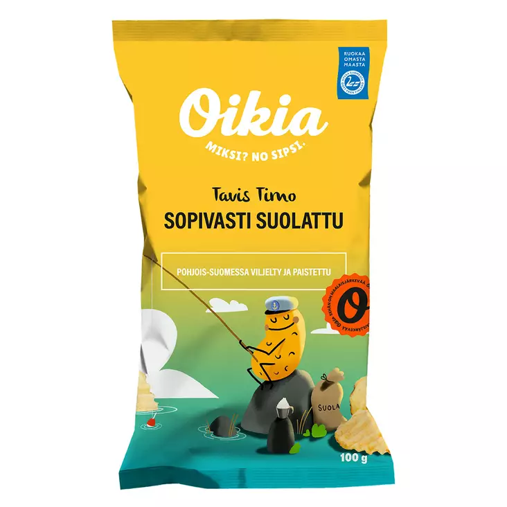 SIPSI OIKIA TAVIS TIMO 250G - Sipsit ja popcornit - 6430013258510 - 1