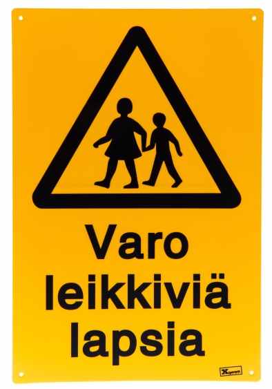 OPASTE VARO LEIKKIVIÄ LAPSIA - Opasteet ja kyltit - 6410412474230 - 1