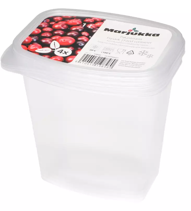 -20 - 100 astetta. Pakasterasiat sopivat elintarvikkeiden pakastamisee=
n ja pakasteiden sulattamiseen mikroaaltouunissa tai kuumassa vedess=C3=
=A4. - Pakastuspussit ja -rasiat - 6410410198480 - 1