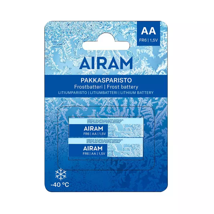 PAKKASPARISTO LITIUM FR6 AA 2BL - Sormiparistot - 6435200301260 - 1